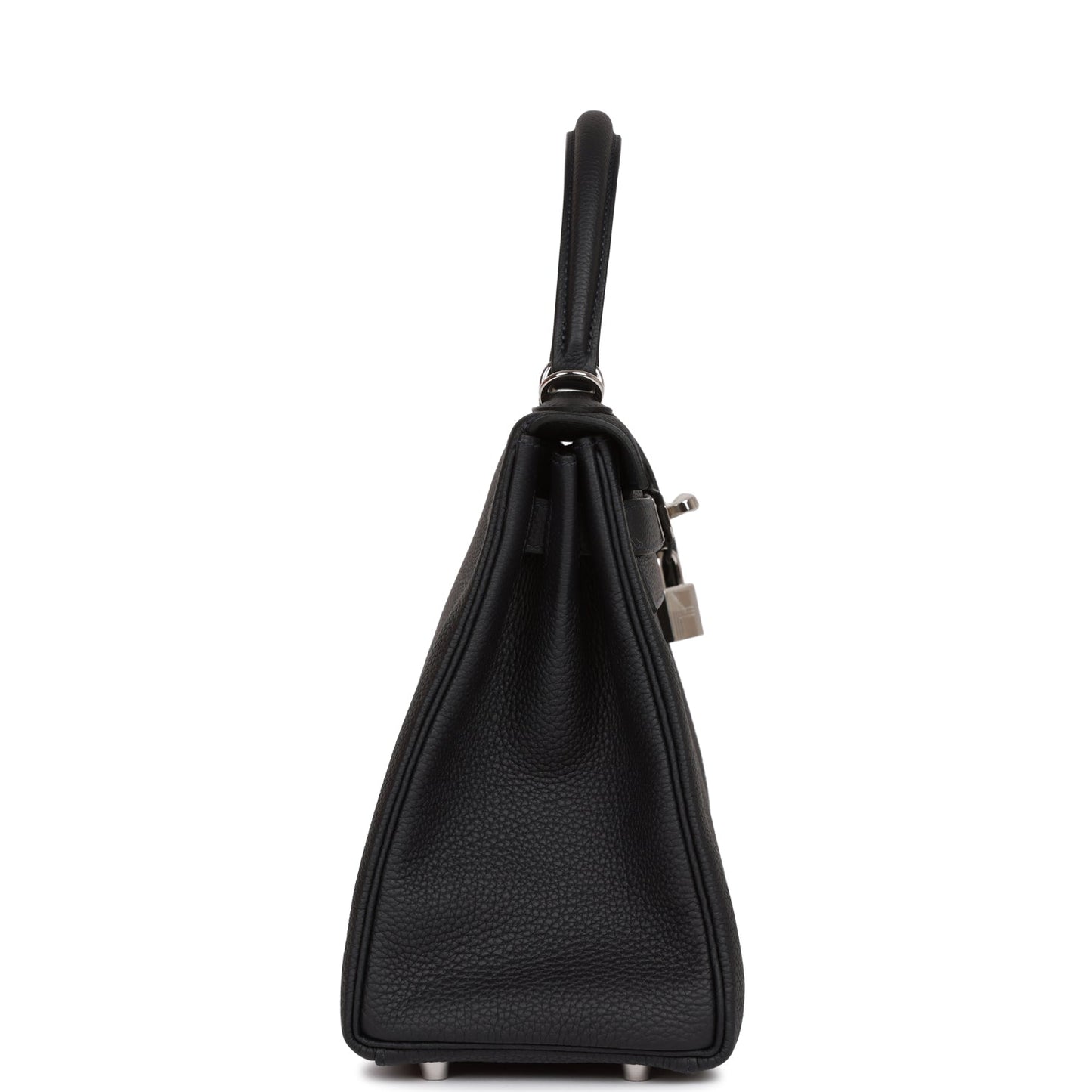 Hermes Kelly 28 Retourne Caban Togo Palladium Hardware