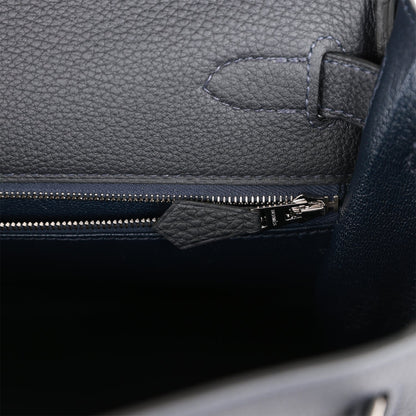 Hermes Kelly 28 Retourne Caban Togo Palladium Hardware