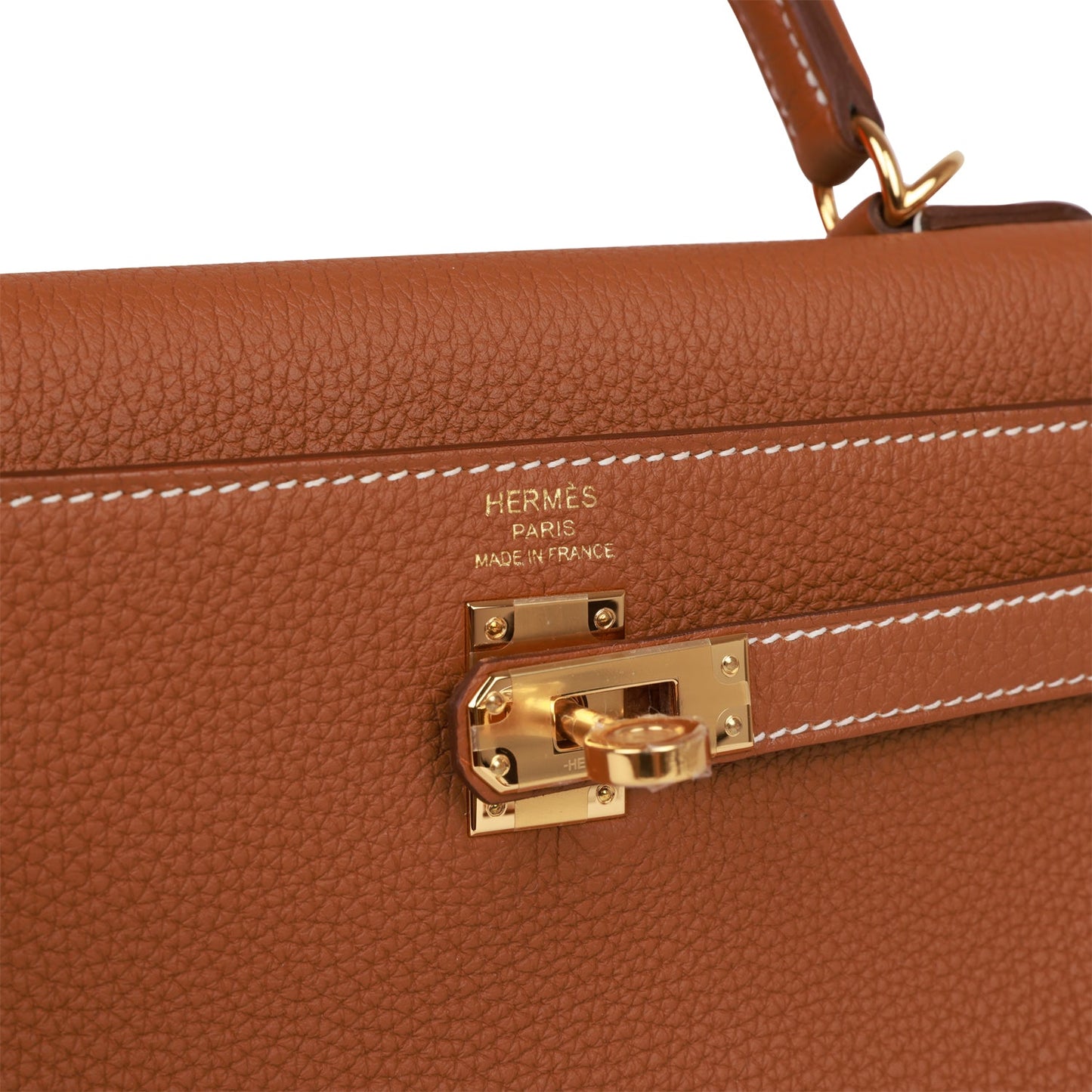 Hermes Kelly 25 Retourne Gold Togo Gold Hardware