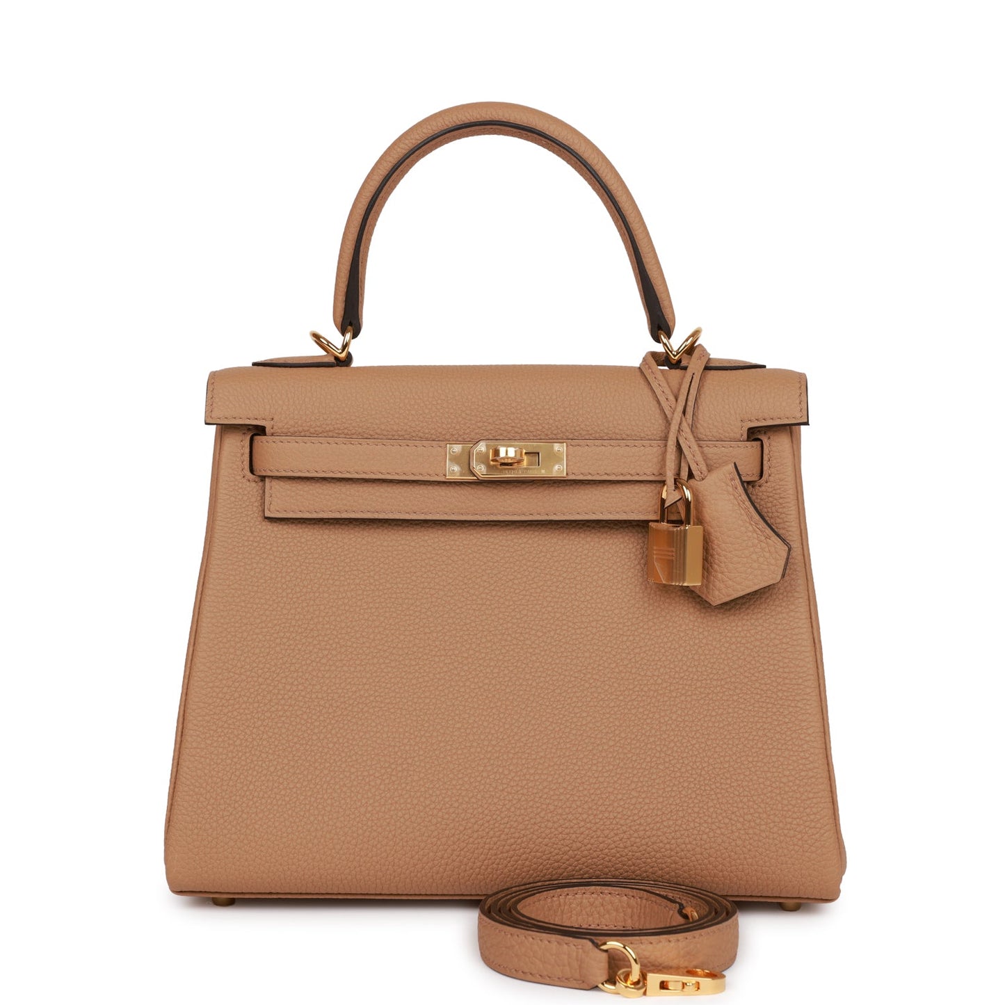 Hermes Kelly 25 Retourne Chai Togo Gold Hardware