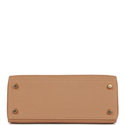 Hermes Kelly 25 Retourne Chai Togo Gold Hardware