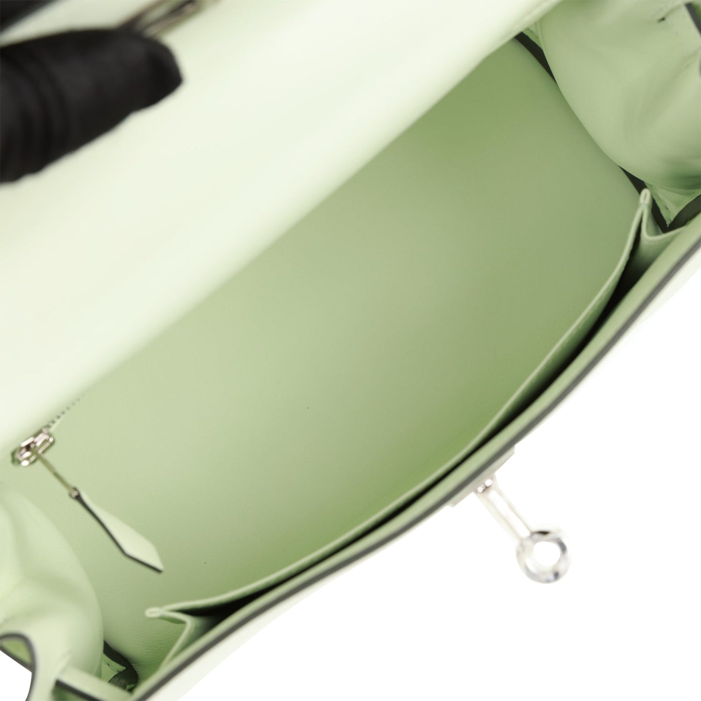 Hermes Kelly 25 Retourne Vert Fizz Swift Palladium Hardware