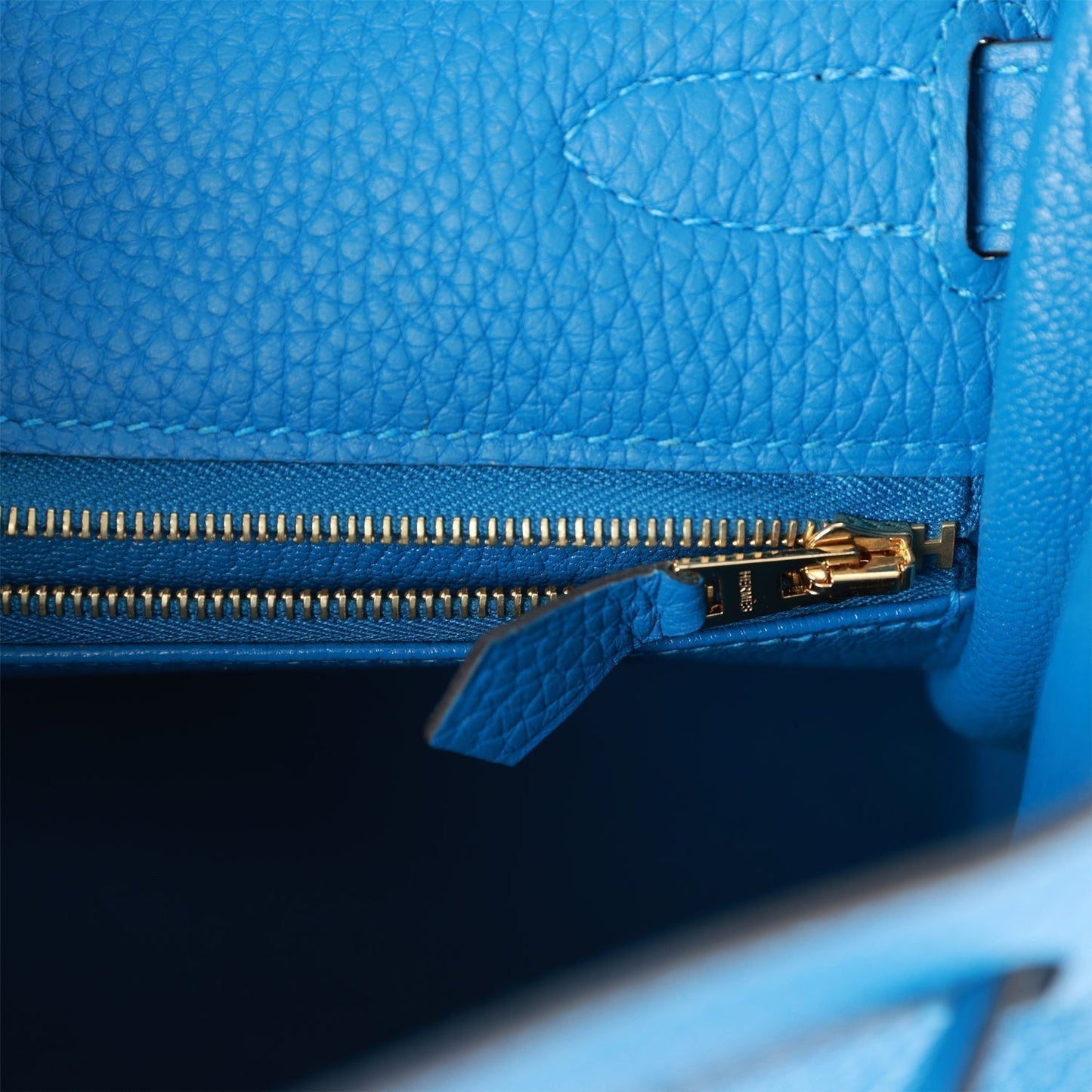 Hermes Kelly 32 Retourne Mykonos Clemence Gold Hardware
