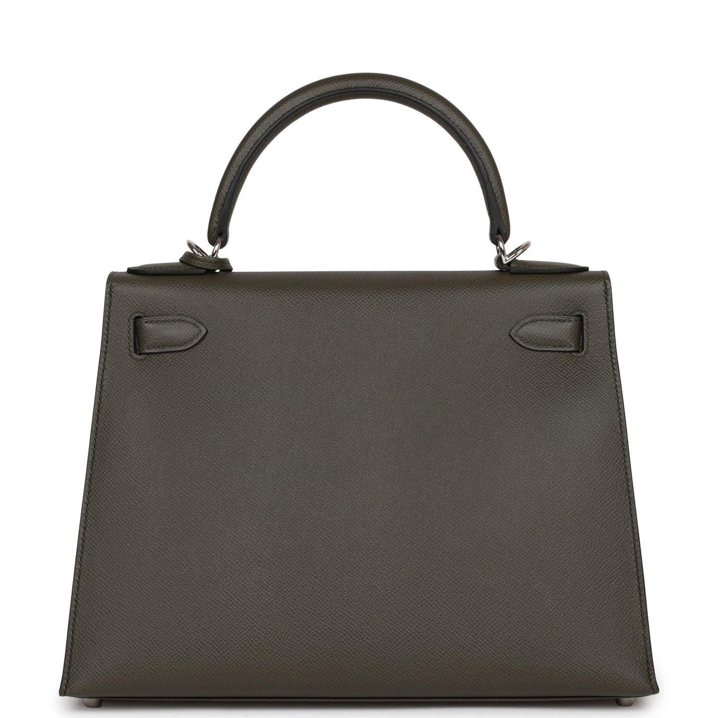 Hermes Kelly 28 Sellier Vert De Gris Epsom Palladium Hardware