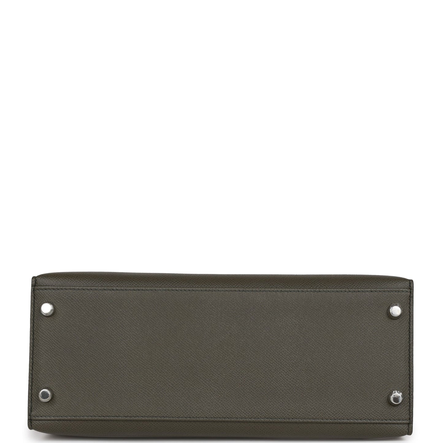 Hermes Kelly 28 Sellier Vert De Gris Epsom Palladium Hardware