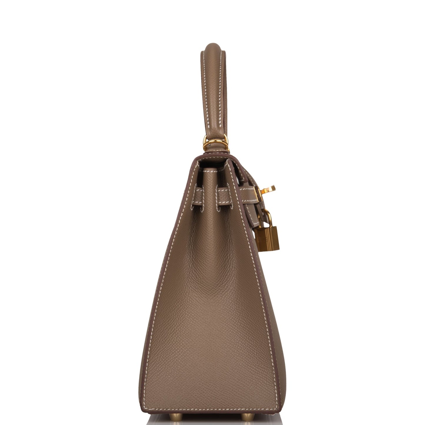 Hermes Kelly 25 Sellier Etoupe Epsom Gold Hardware