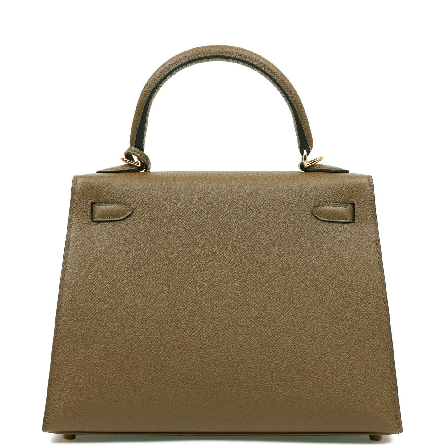 Hermes Kelly 25 Sellier Vert Olive Epsom Gold Hardware