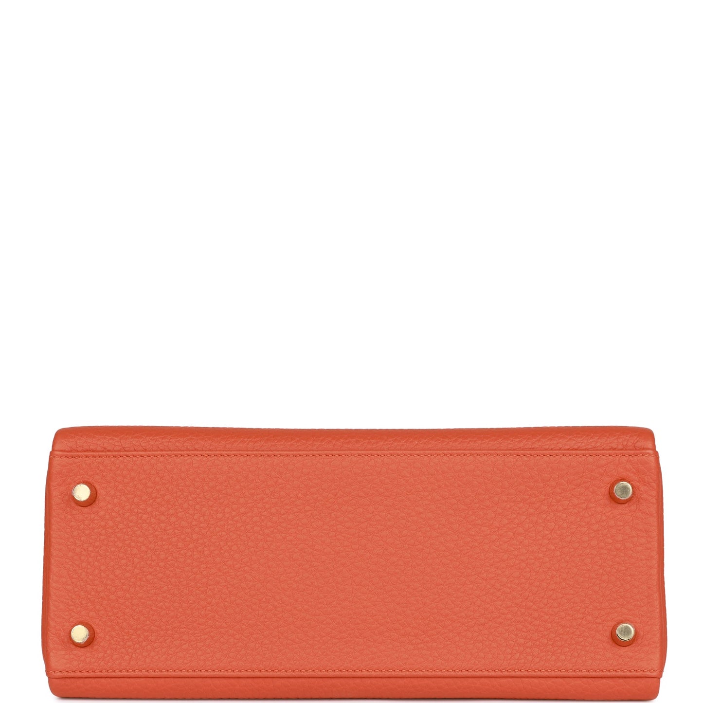 Hermes Kelly 28 Retourne Orange Togo Gold Hardware