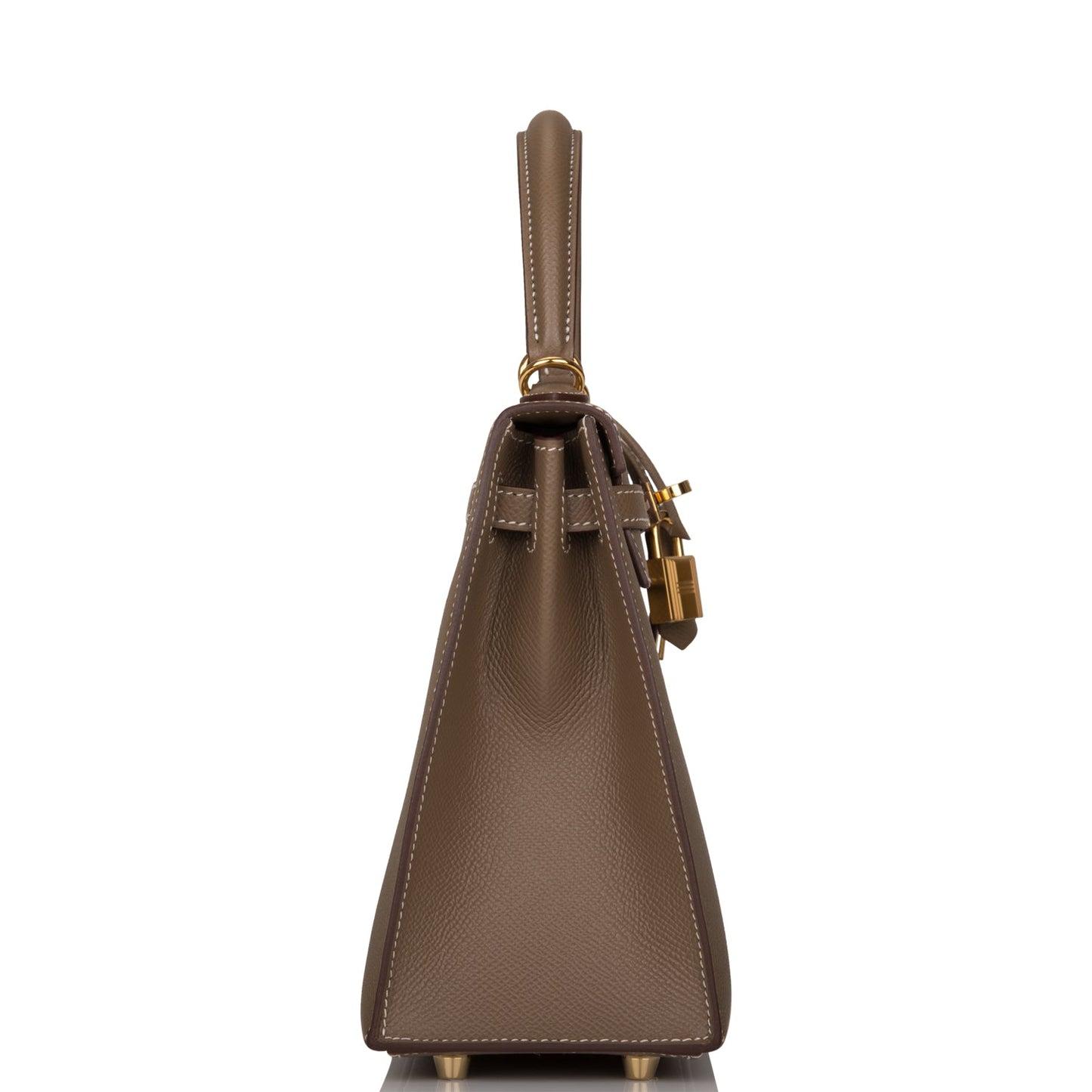 Hermes Kelly 25 Sellier Etoupe Epsom Gold Hardware