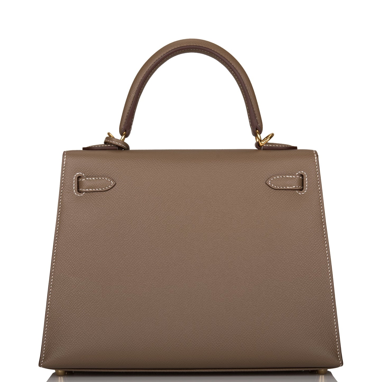 Hermes Kelly 25 Sellier Etoupe Epsom Gold Hardware