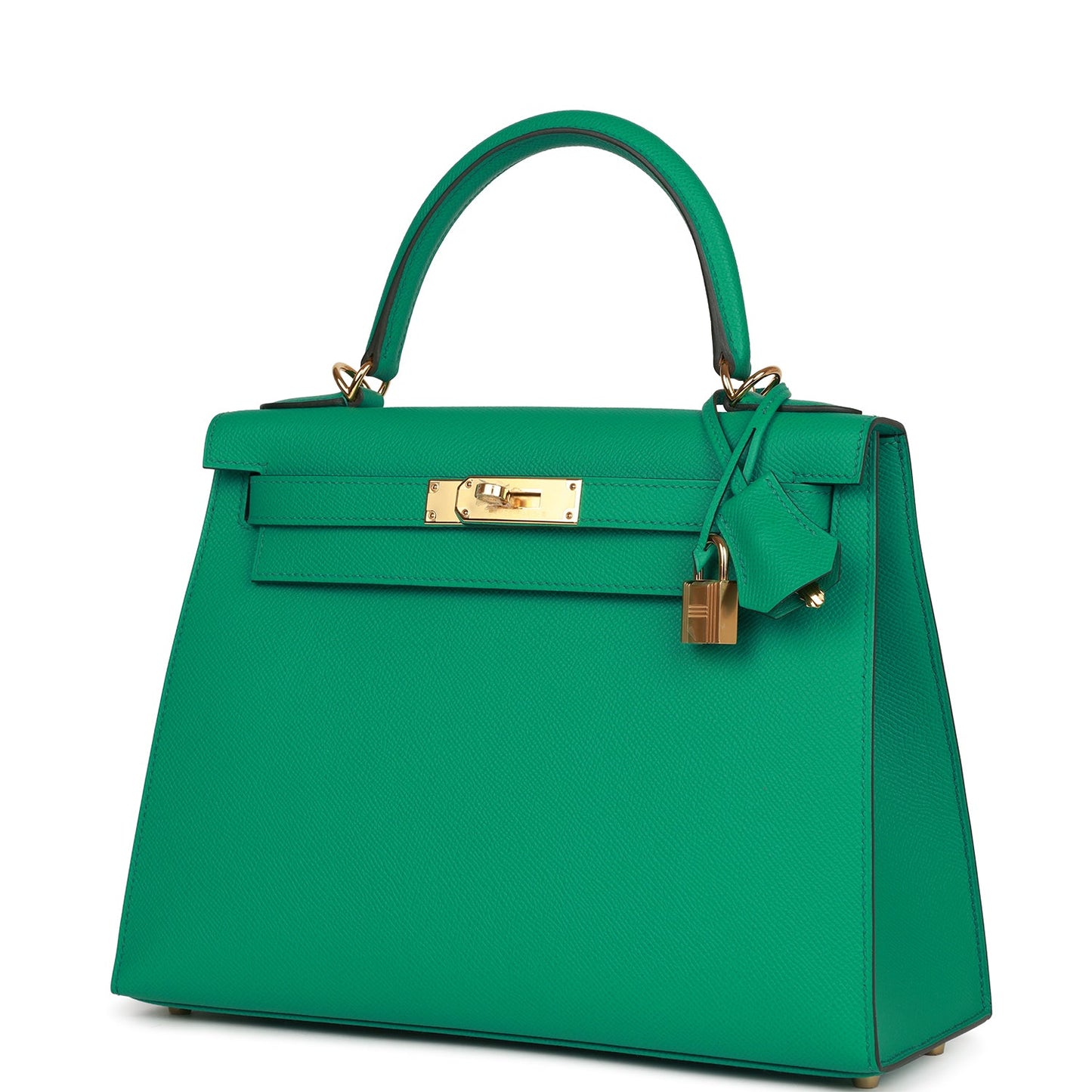 Hermes Kelly 28 Sellier Vert Jade Epsom Gold Hardware