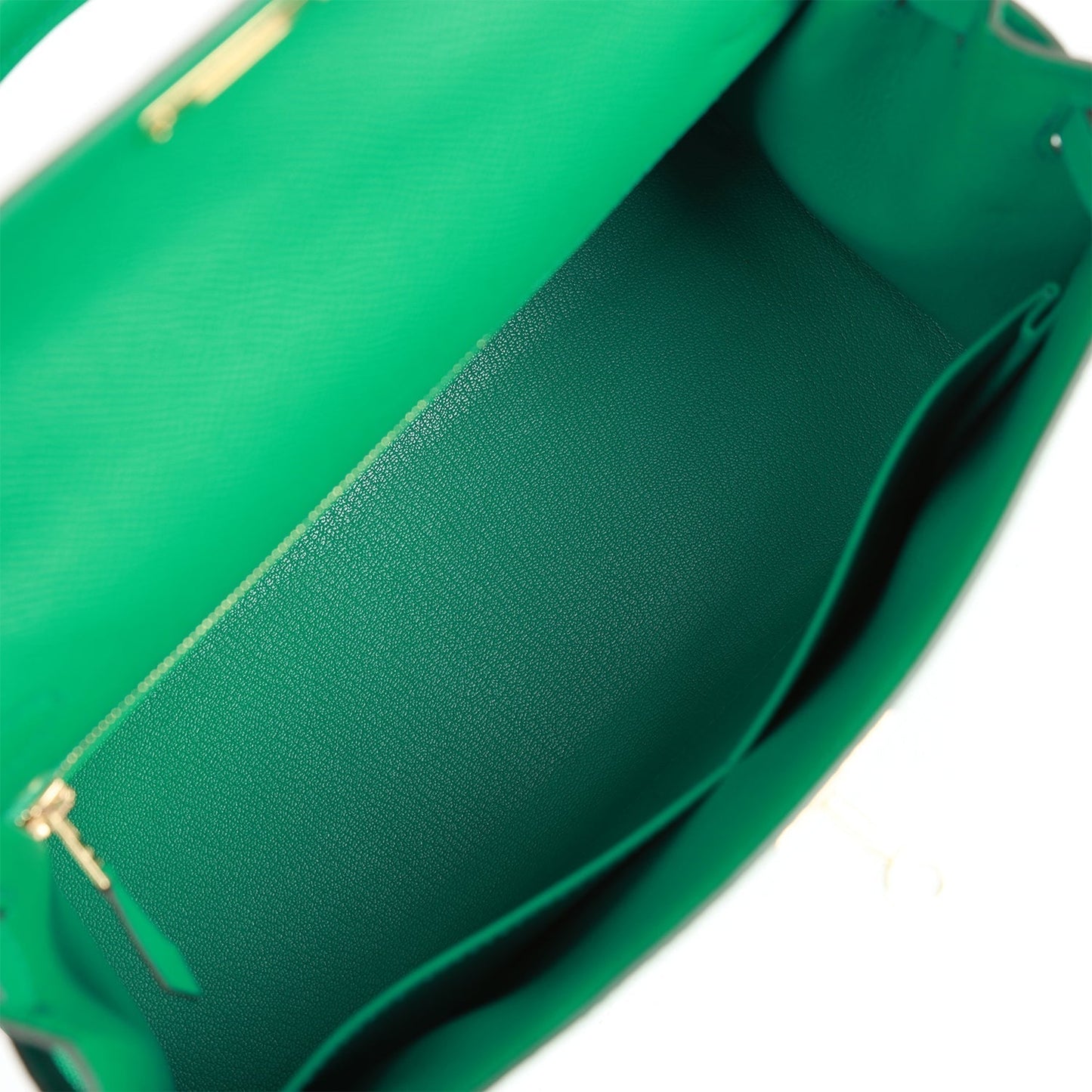 Hermes Kelly 28 Sellier Vert Jade Epsom Gold Hardware