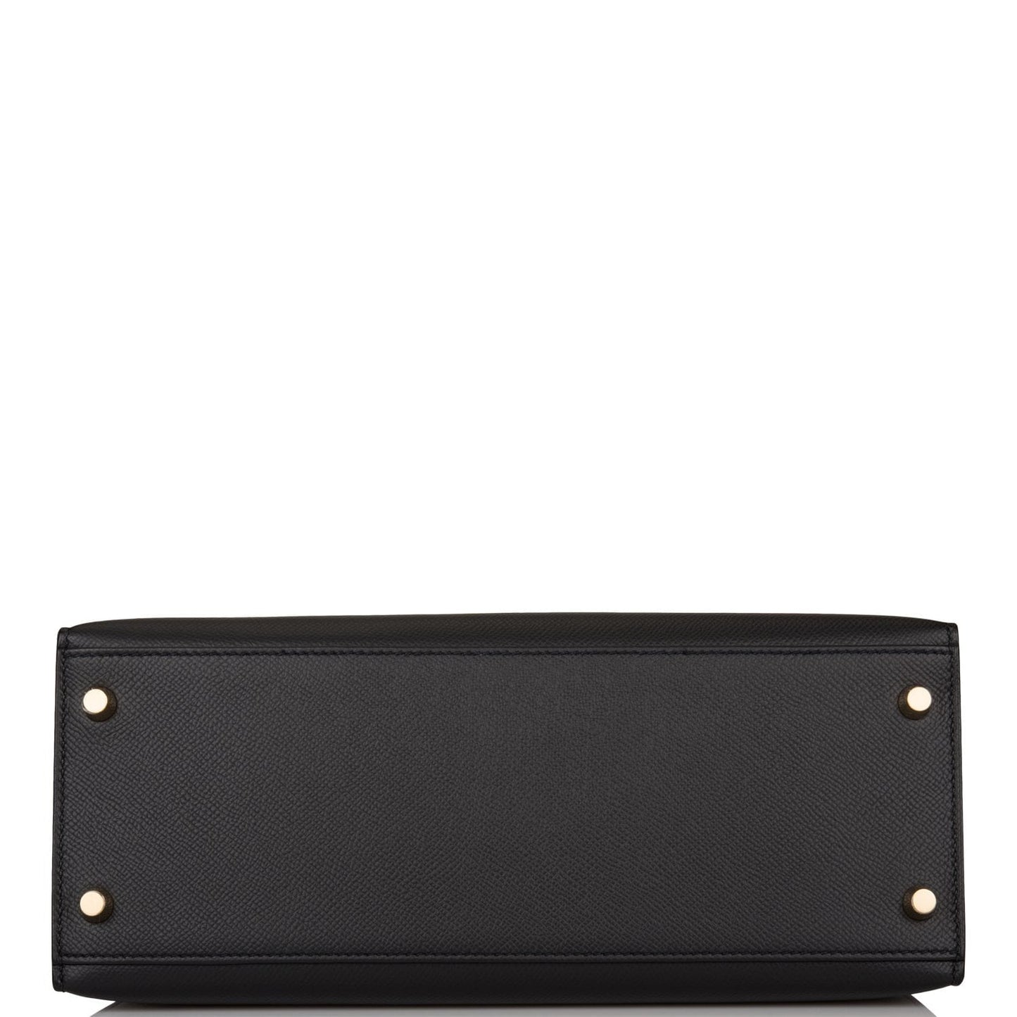 Hermes Kelly 28 Sellier Black Epsom Gold Hardware
