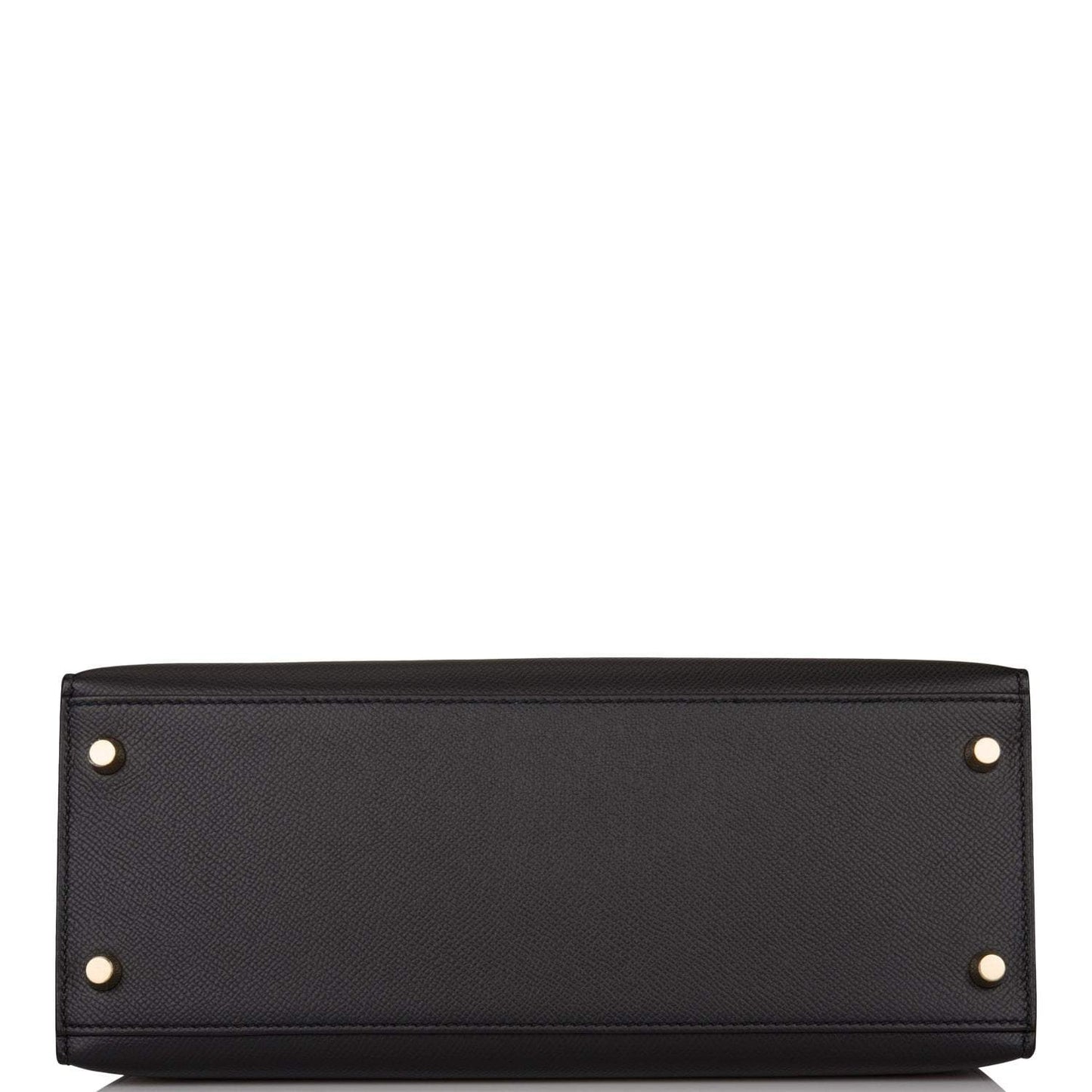Hermes Kelly 28 Sellier Black Epsom Gold Hardware