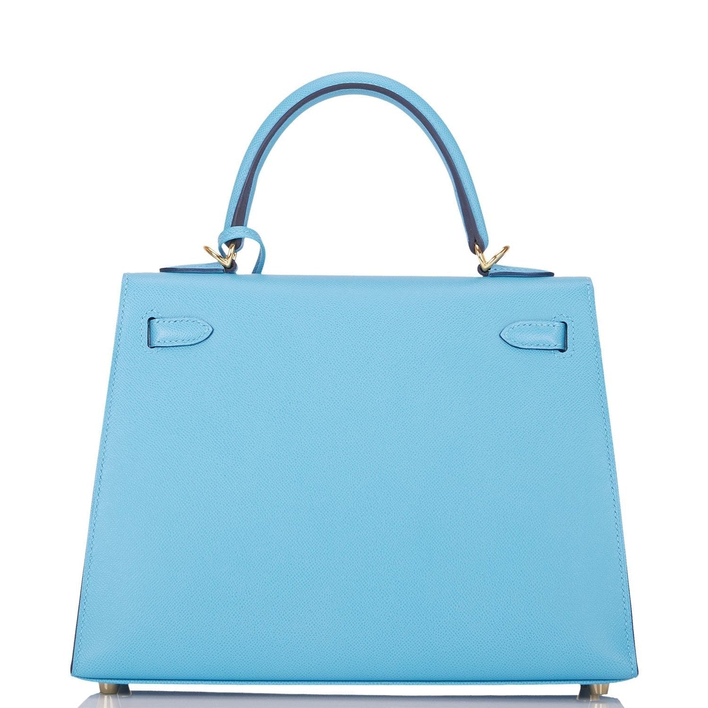 Hermes Kelly 25 Sellier Bleu du Nord Epsom Gold Hardware