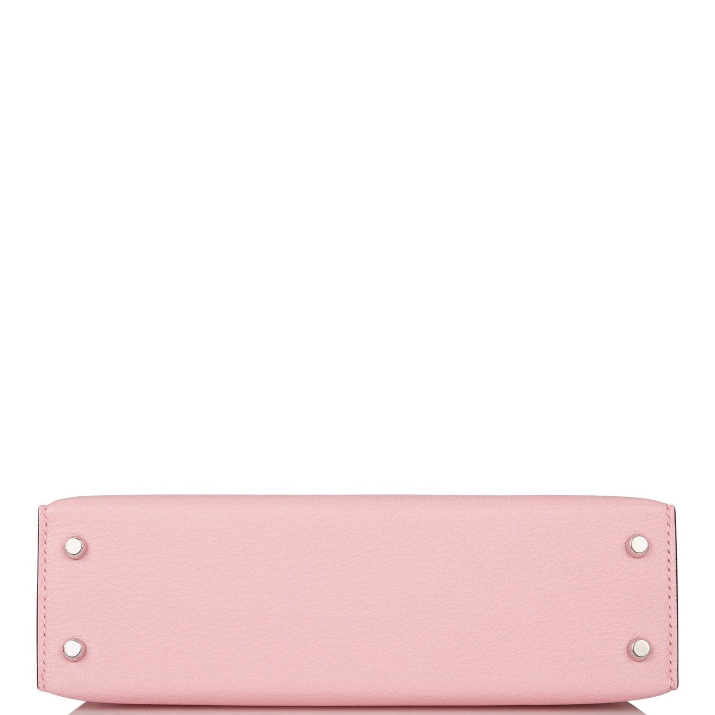 Hermes Kelly 20 Sellier Rose Sakura Chevre Palladium Hardware