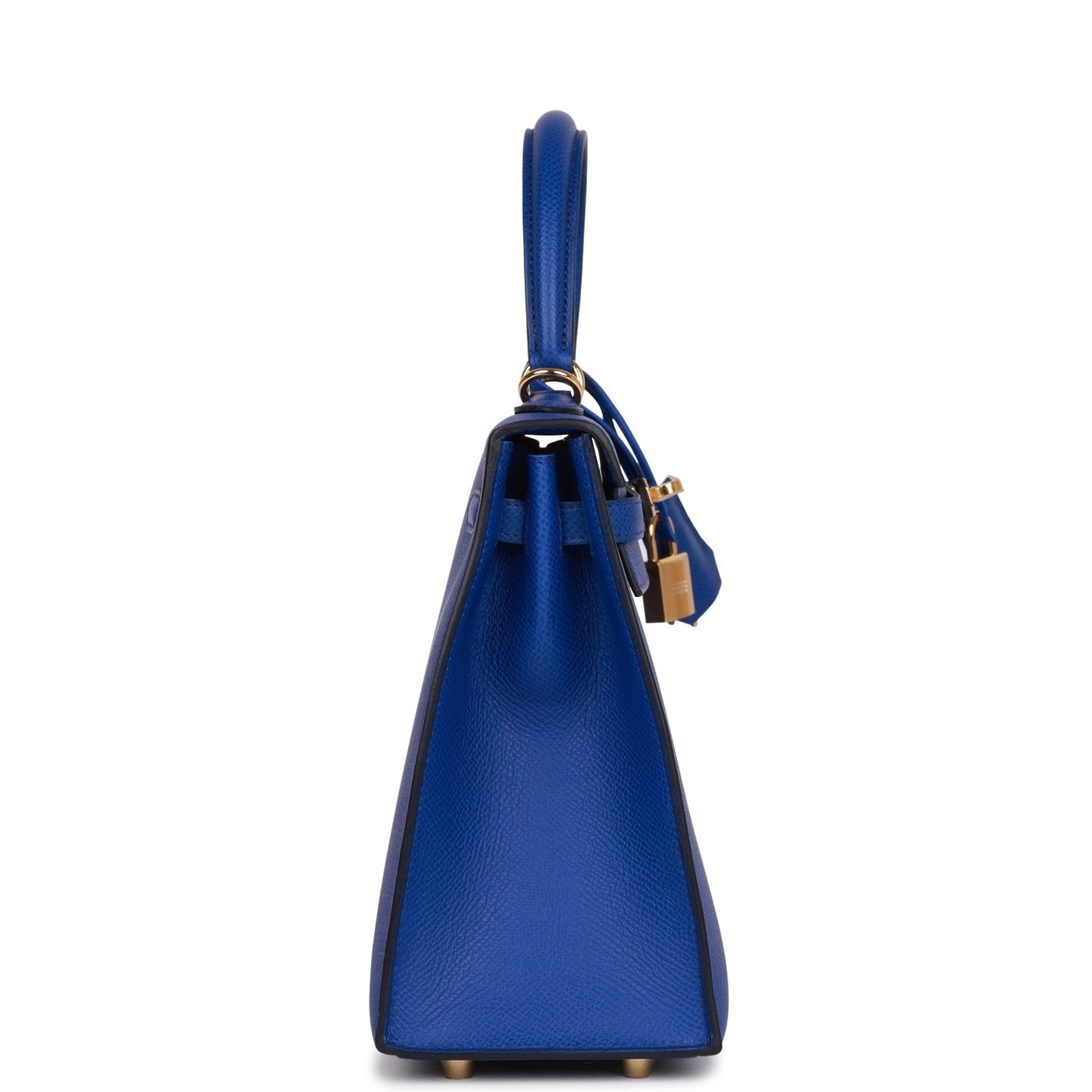 Hermes Kelly 25 Sellier Bleu Royal Epsom Gold Hardware