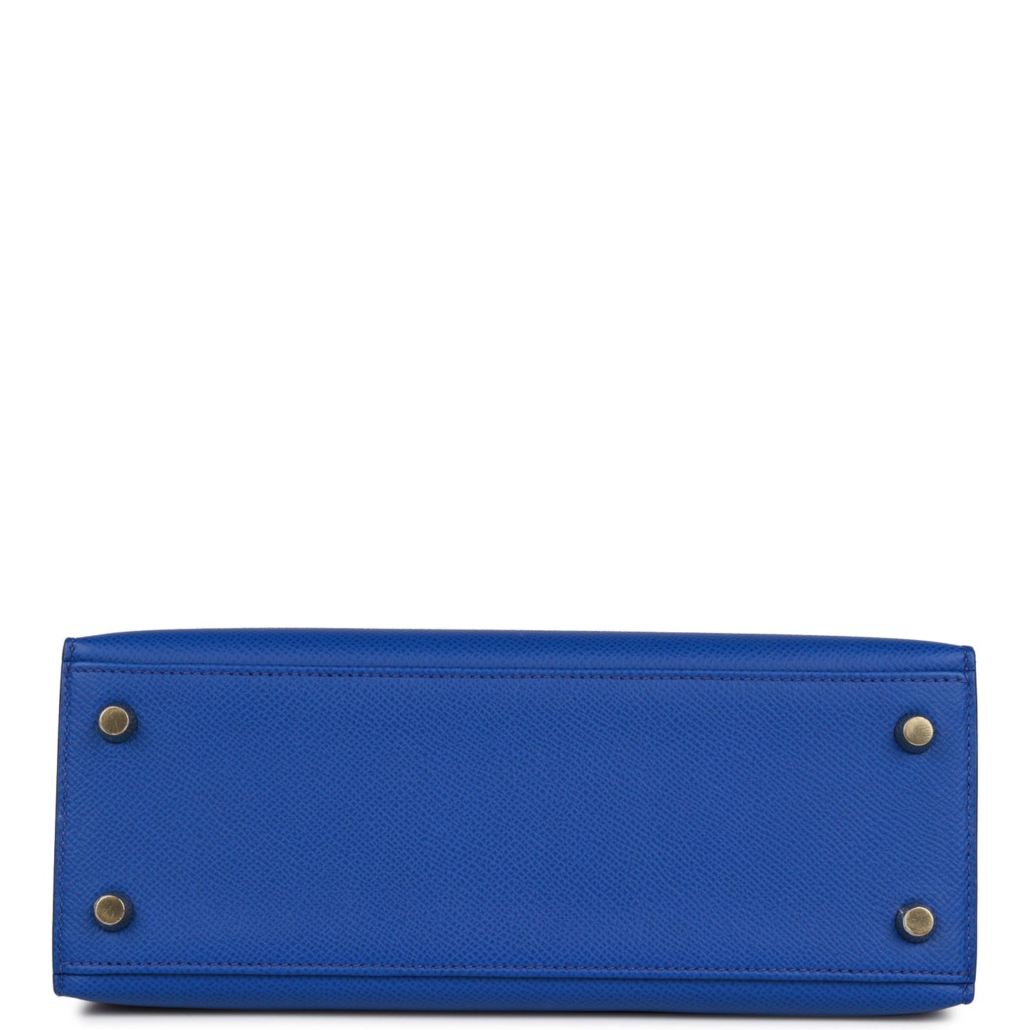 Hermes Kelly 25 Sellier Bleu Royal Epsom Gold Hardware