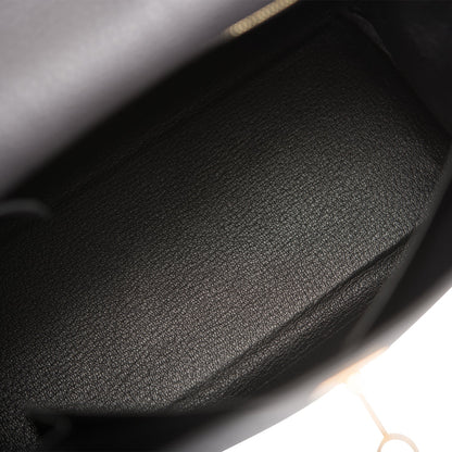 Hermes Kelly 25 Retourne Black Togo Gold Hardware