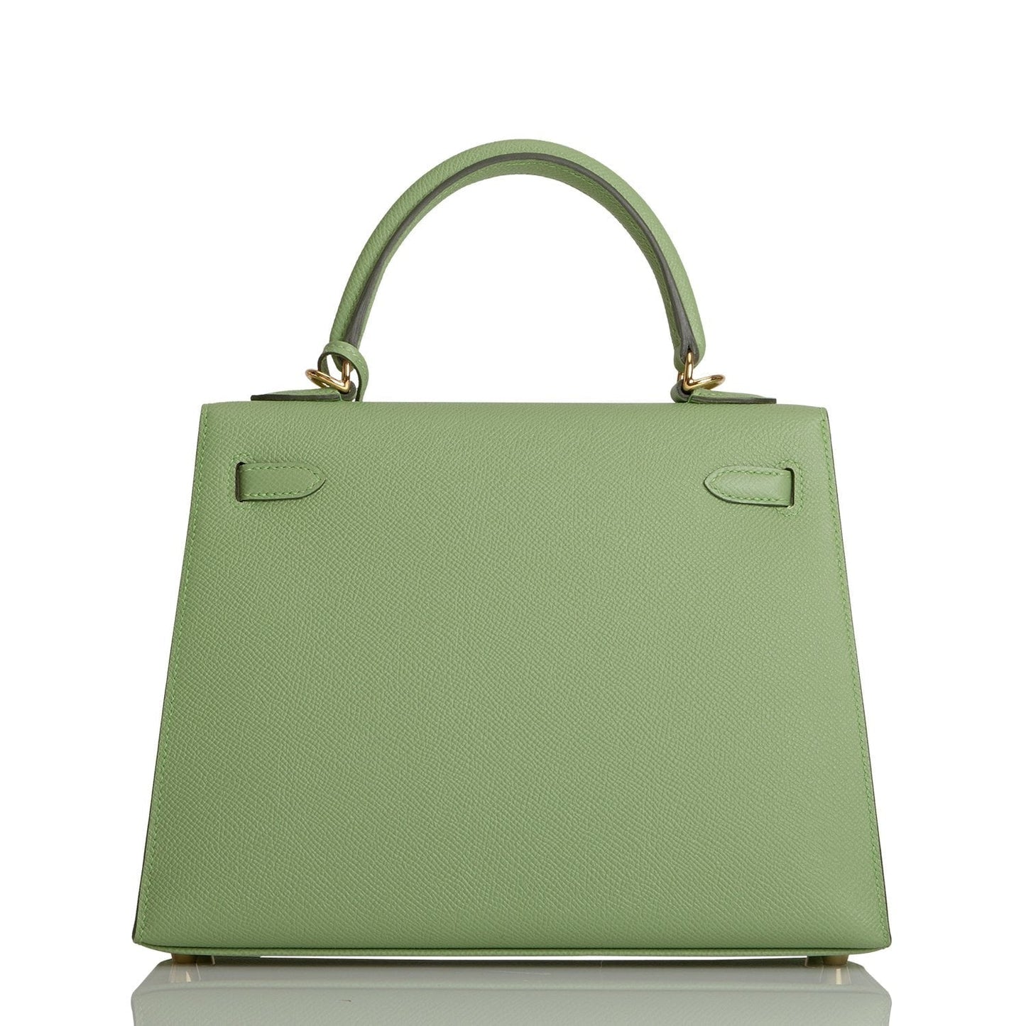 Hermes Kelly 25 Sellier Vert Criquet Epsom Gold Hardware