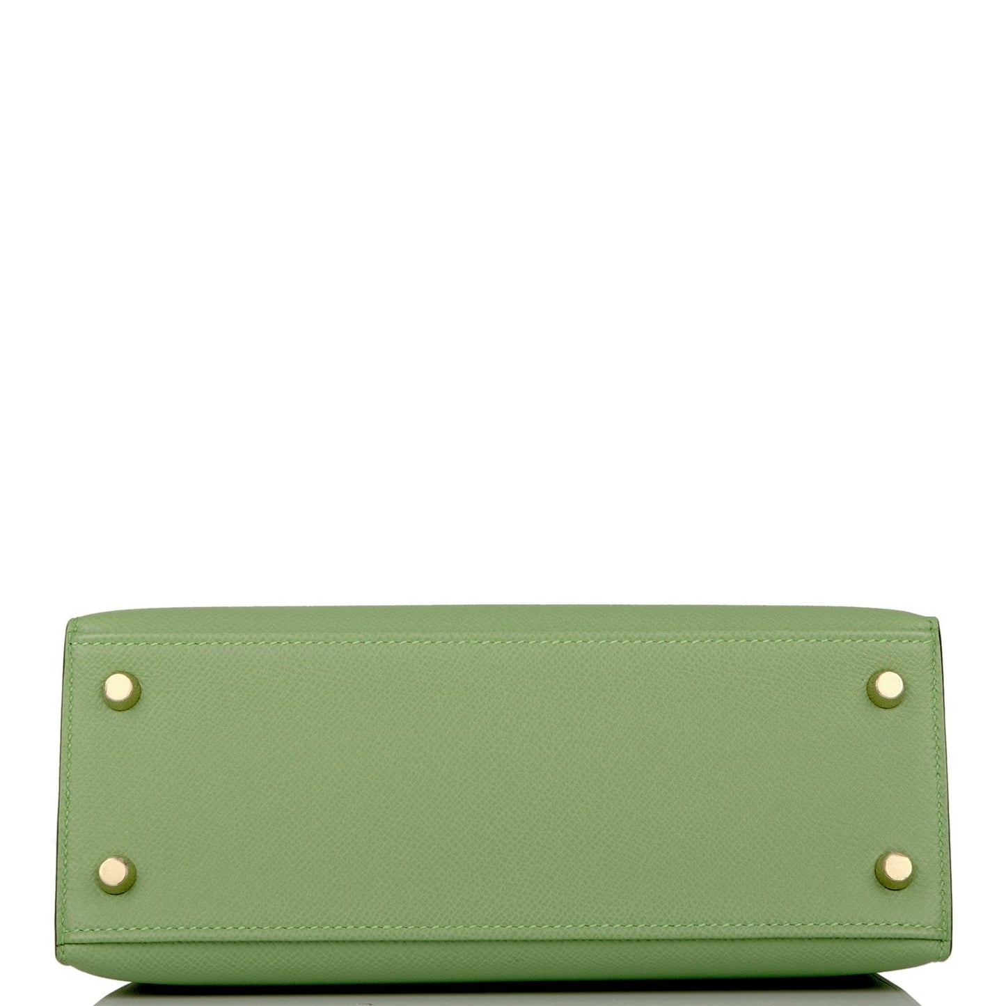 Hermes Kelly 25 Sellier Vert Criquet Epsom Gold Hardware