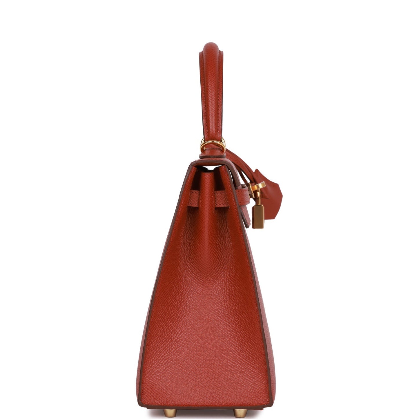 Hermes Kelly 25 Sellier Rouge Venetian Epsom Gold Hardware