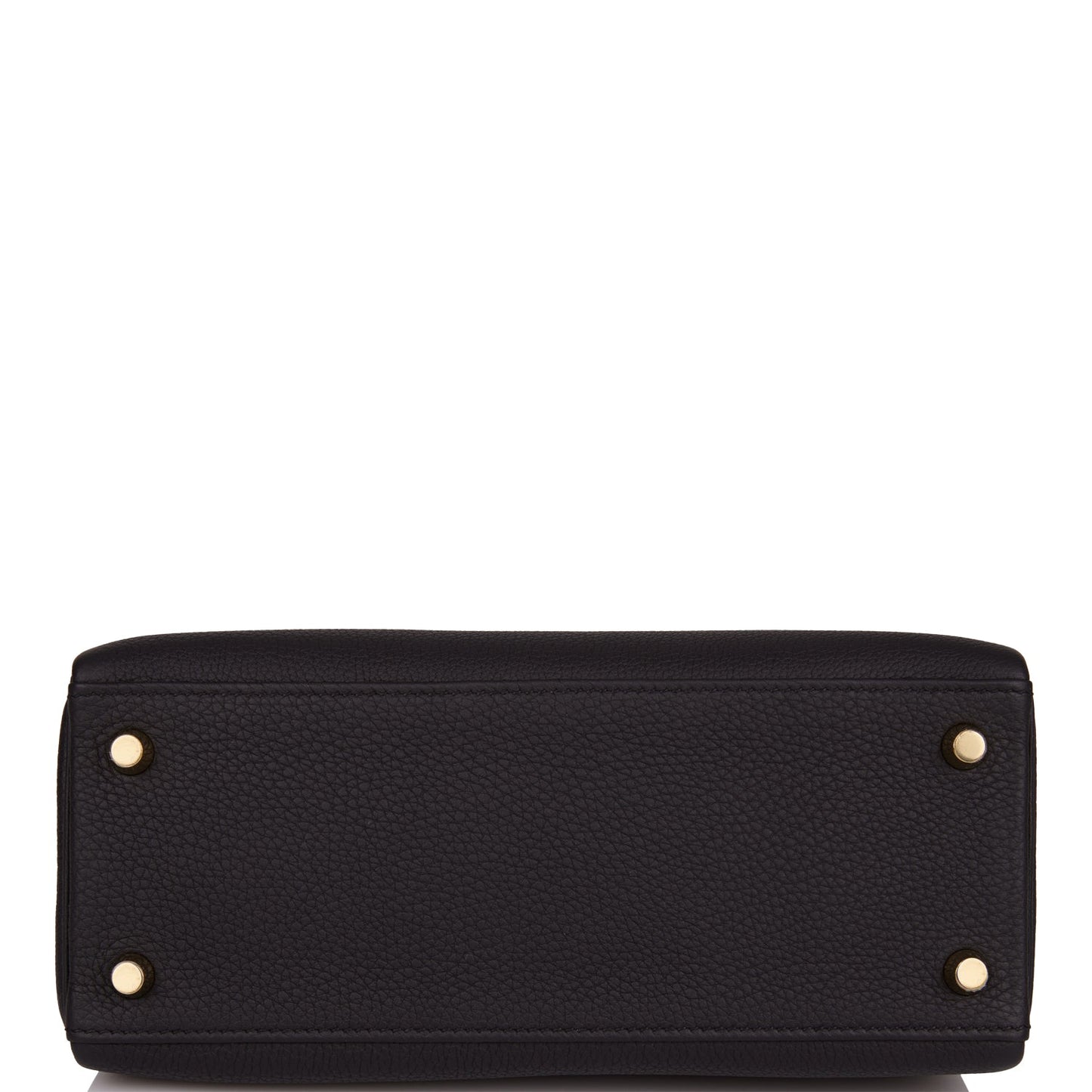 Hermes Kelly 25 Retourne Black Togo Gold Hardware