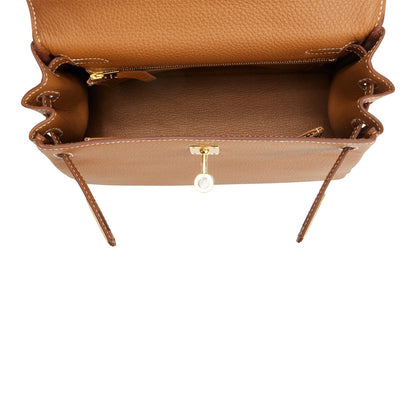 Hermes Kelly 25 Retourne Gold Togo Gold Hardware