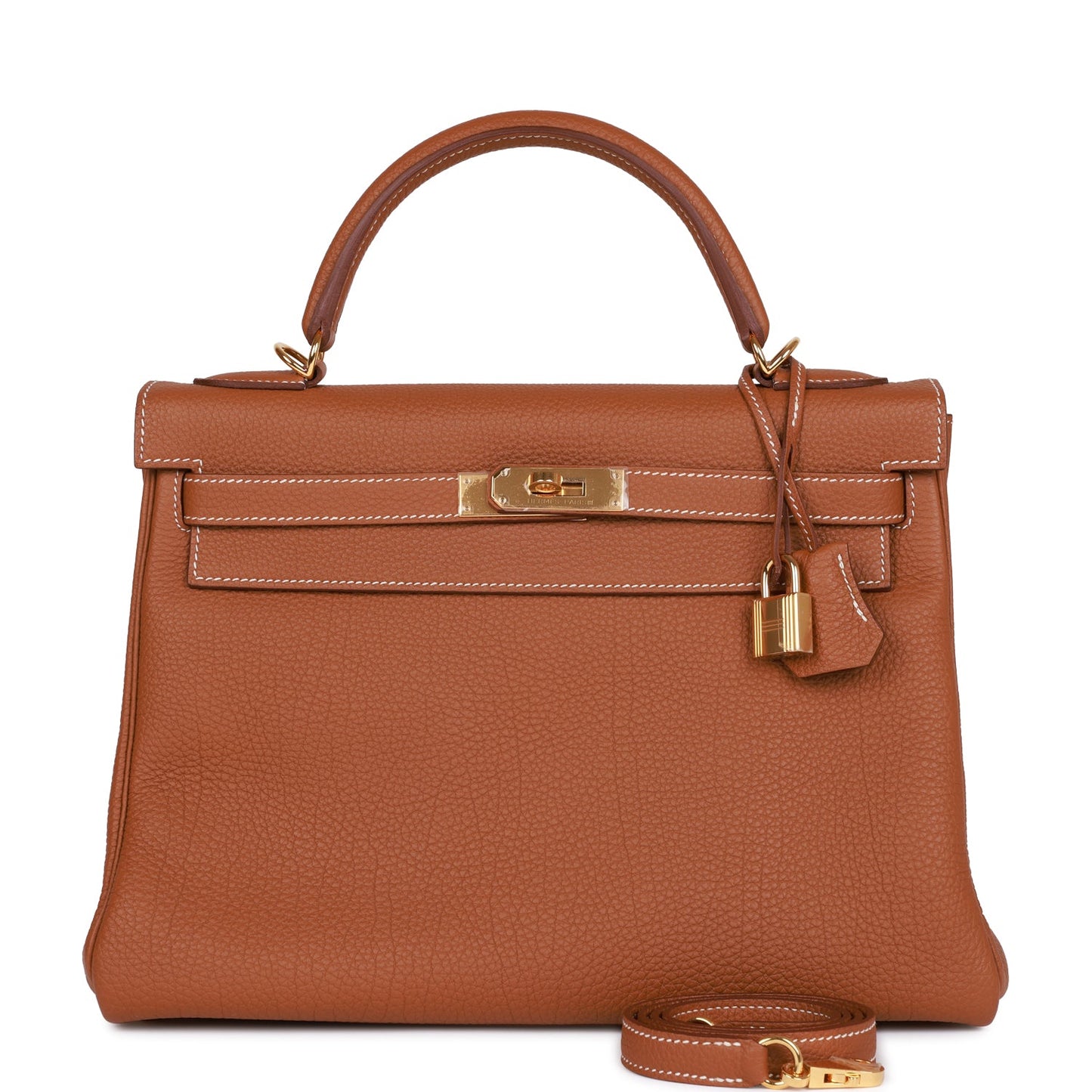 Hermes Kelly 32 Retourne Gold Togo Gold Hardware