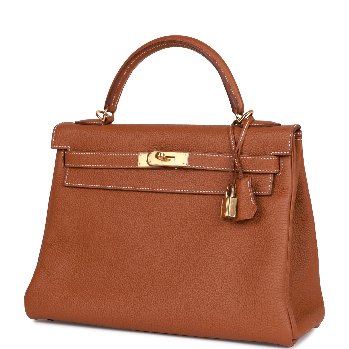 Hermes Kelly 32 Retourne Gold Togo Gold Hardware