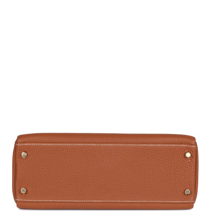 Hermes Kelly 32 Retourne Gold Togo Gold Hardware