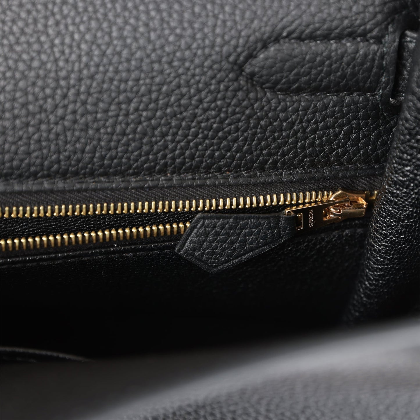 Hermes Kelly 32 Retourne Black Togo Gold Hardware