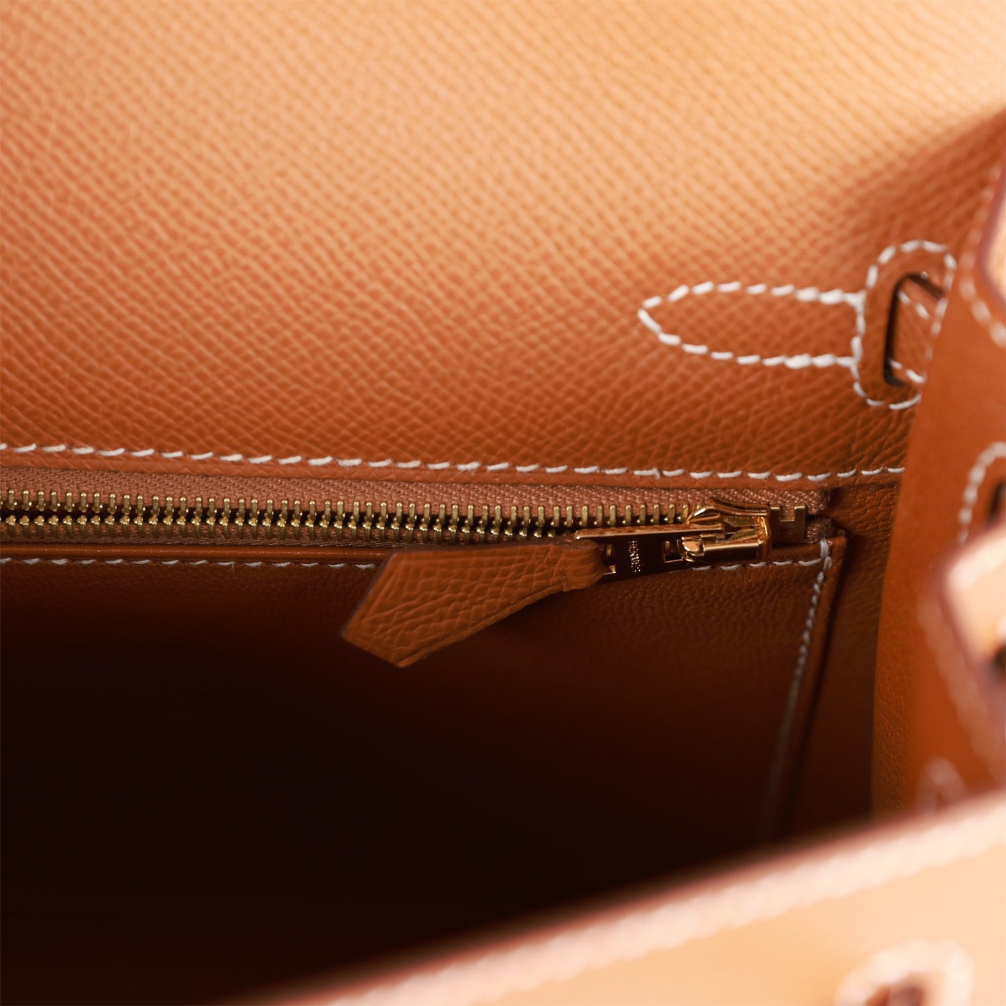 Hermes Kelly 25 Sellier Gold Epsom Gold Hardware