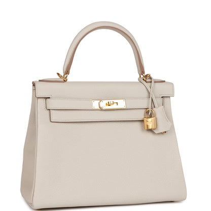Hermes Kelly 28 Retourne Beton Togo Gold Hardware