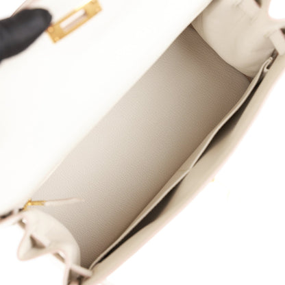 Hermes Kelly 28 Retourne Beton Togo Gold Hardware