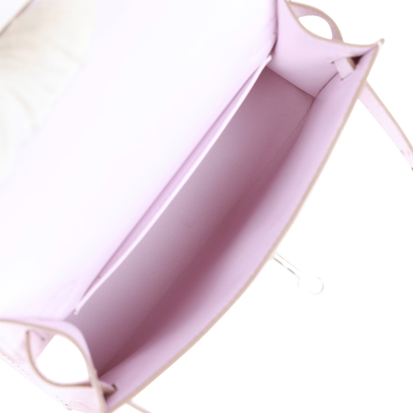 Hermes Kelly 20 Sellier Mauve Pale Epsom Palladium Hardware