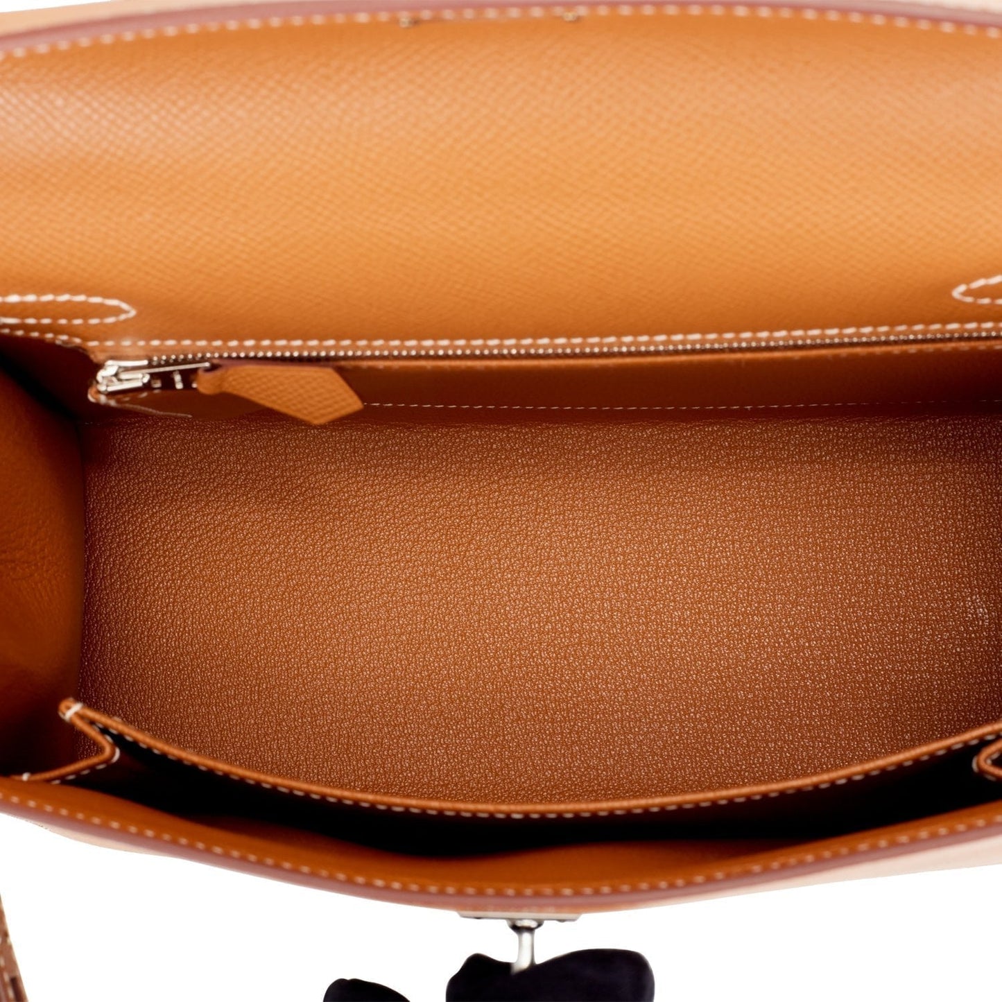 Hermes Kelly 25 Sellier Gold Epsom Palladium Hardware