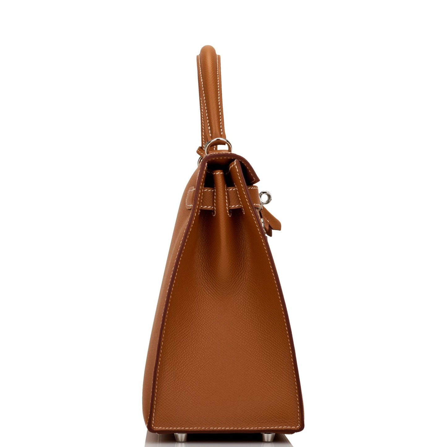 Hermes Kelly 28 Sellier Gold Epsom Palladium Hardware