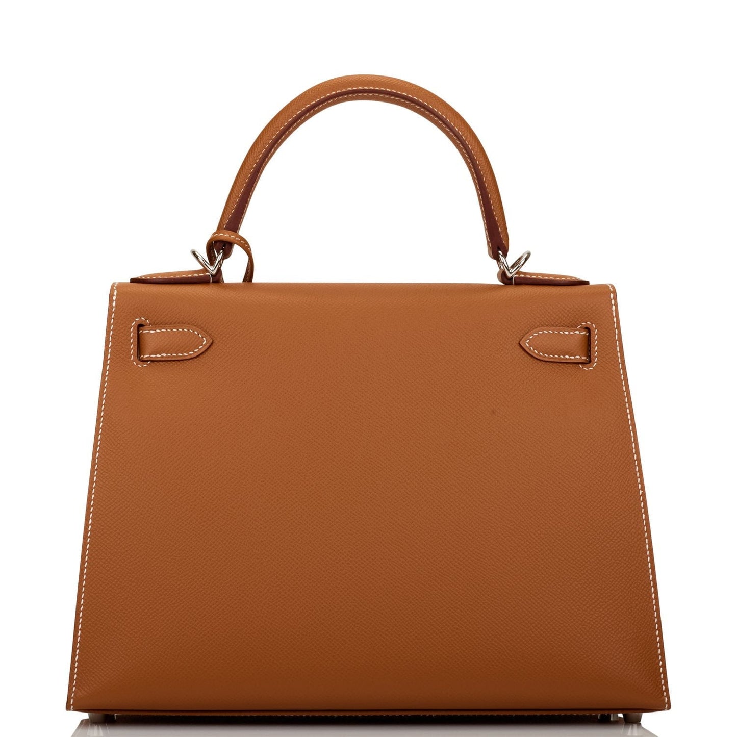 Hermes Kelly 28 Sellier Gold Epsom Palladium Hardware