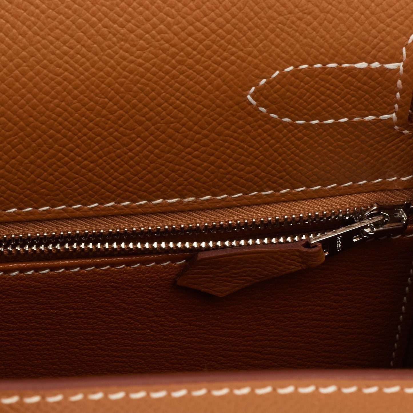 Hermes Kelly 28 Sellier Gold Epsom Palladium Hardware