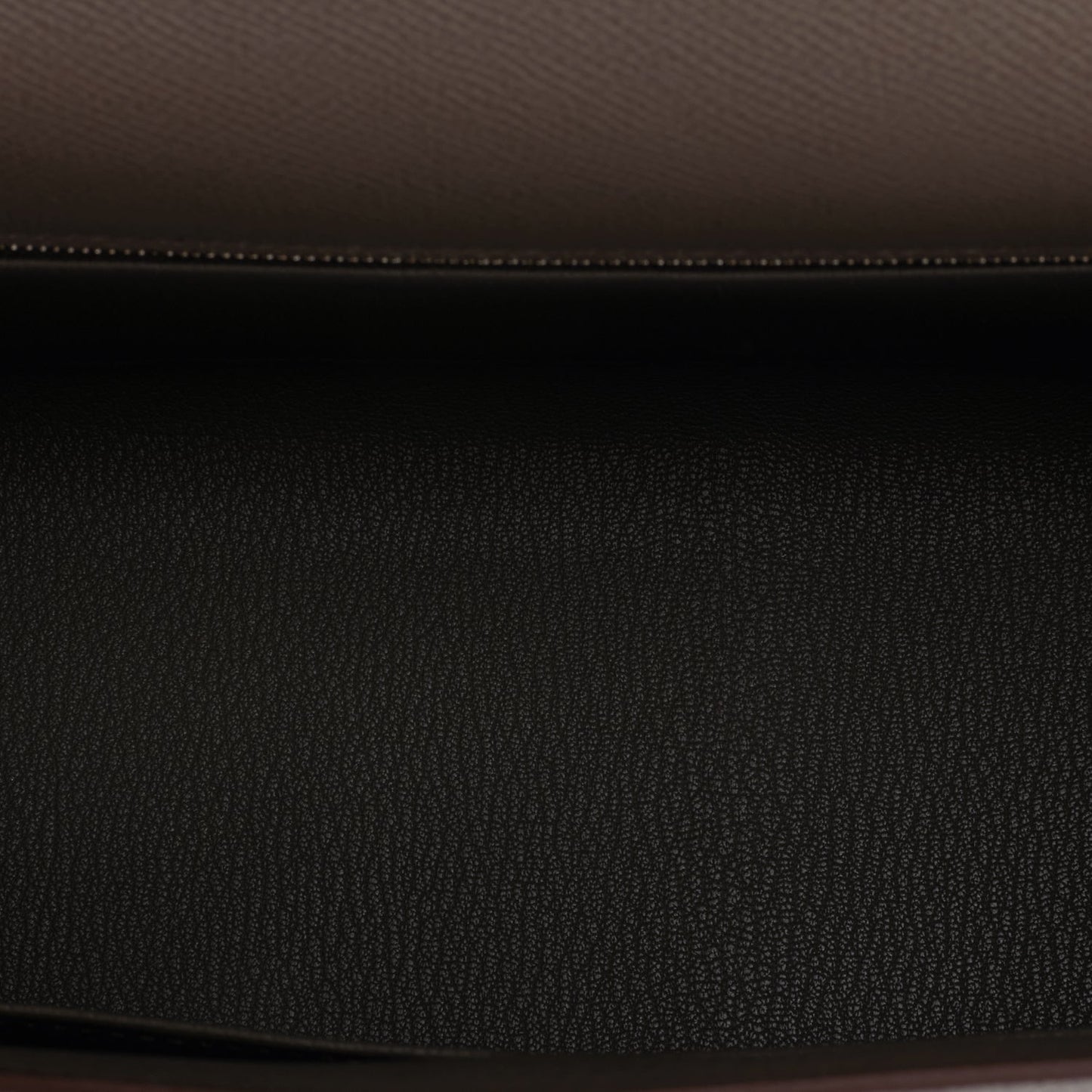 Hermes Kelly 28 Sellier Etain Epsom Palladium Hardware