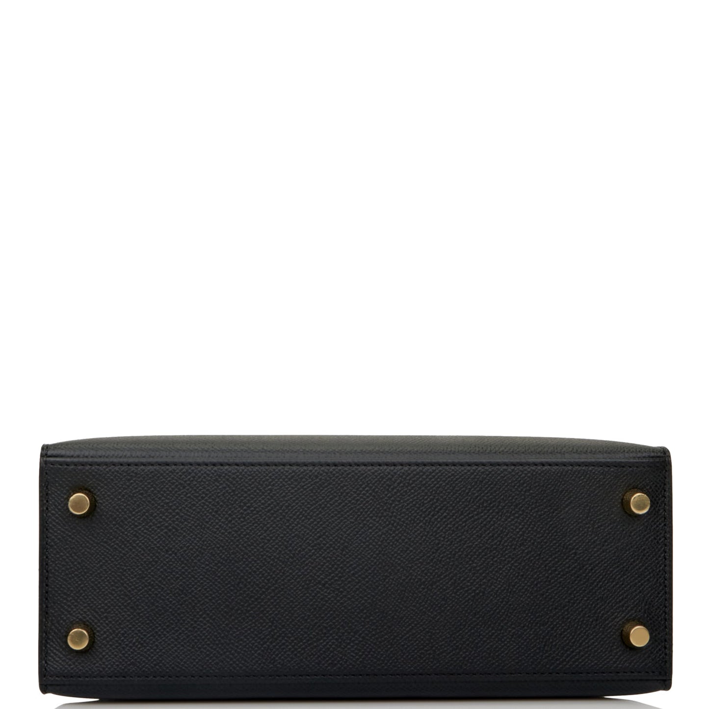 Hermes Kelly 25 Sellier Black Epsom Gold Hardware