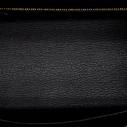 Hermes Kelly 25 Sellier Black Epsom Gold Hardware