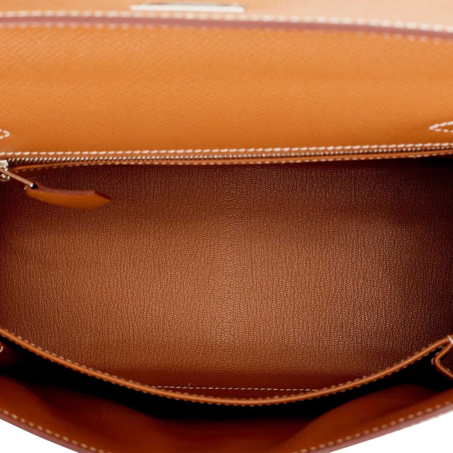 Hermes Kelly 25 Sellier Gold Epsom Palladium Hardware