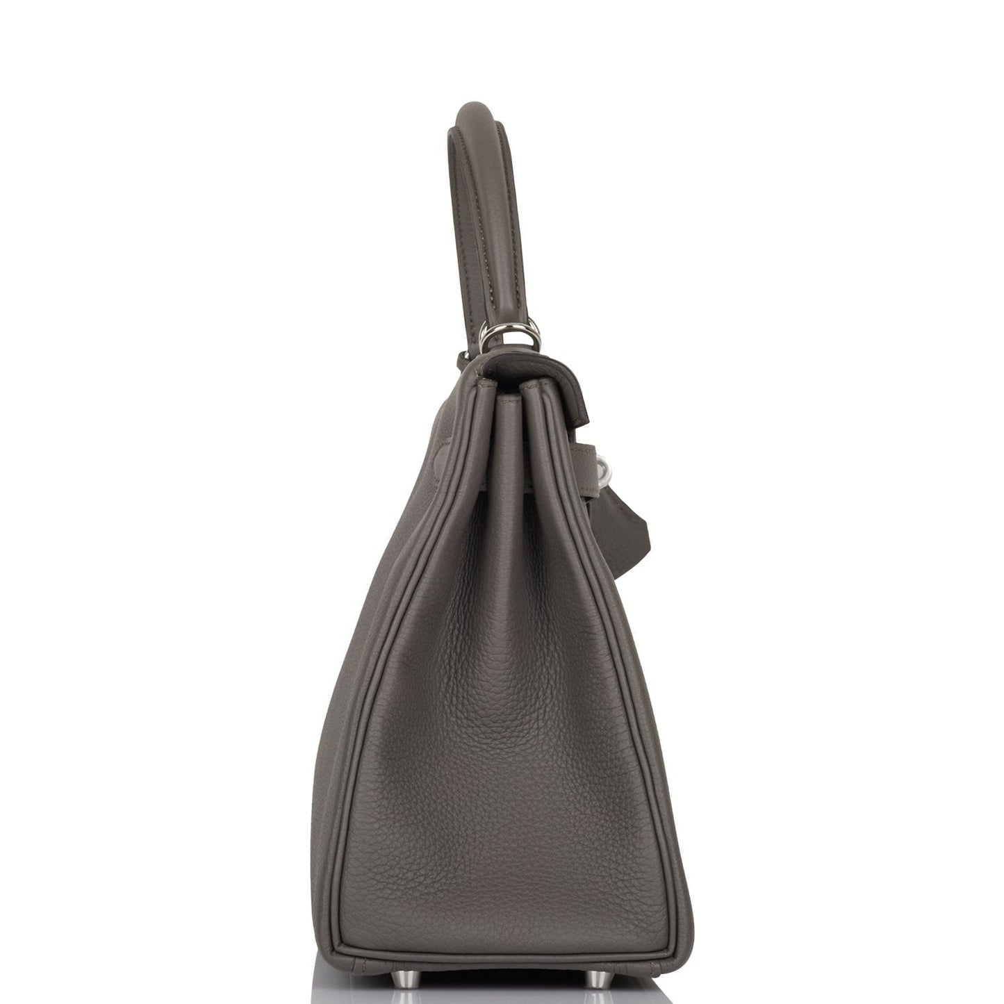 Hermes Kelly 28 Retourne Etain Togo Palladium Hardware