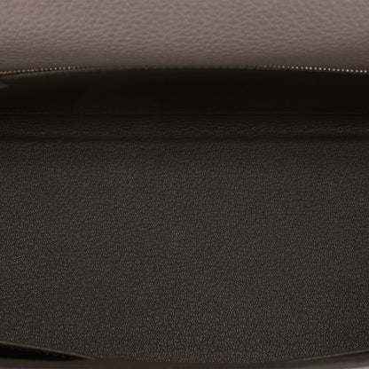 Hermes Kelly 28 Retourne Etain Togo Palladium Hardware