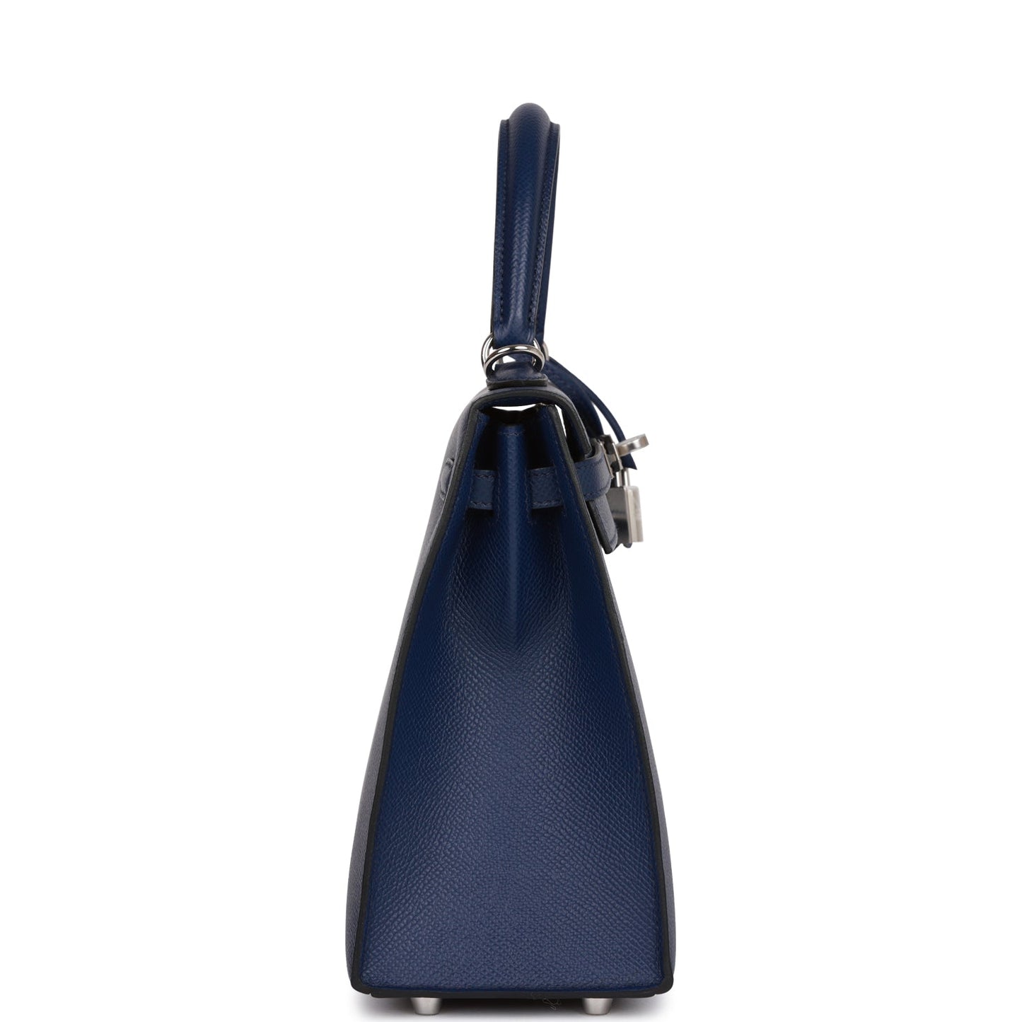 Hermes Kelly 25 Sellier Bleu Saphir Epsom Palladium Hardware