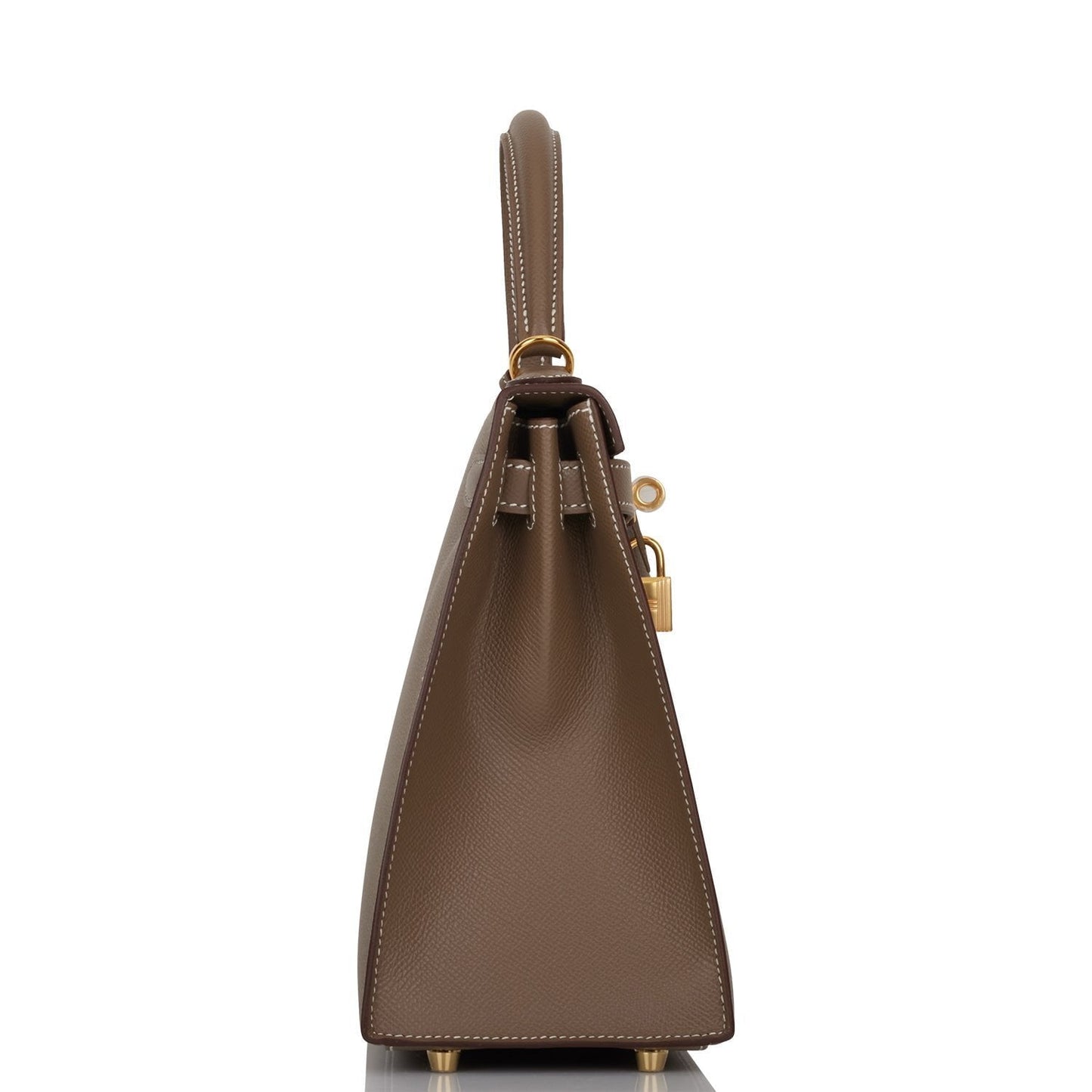 Hermes Kelly 28 Sellier Etoupe Epsom Gold Hardware