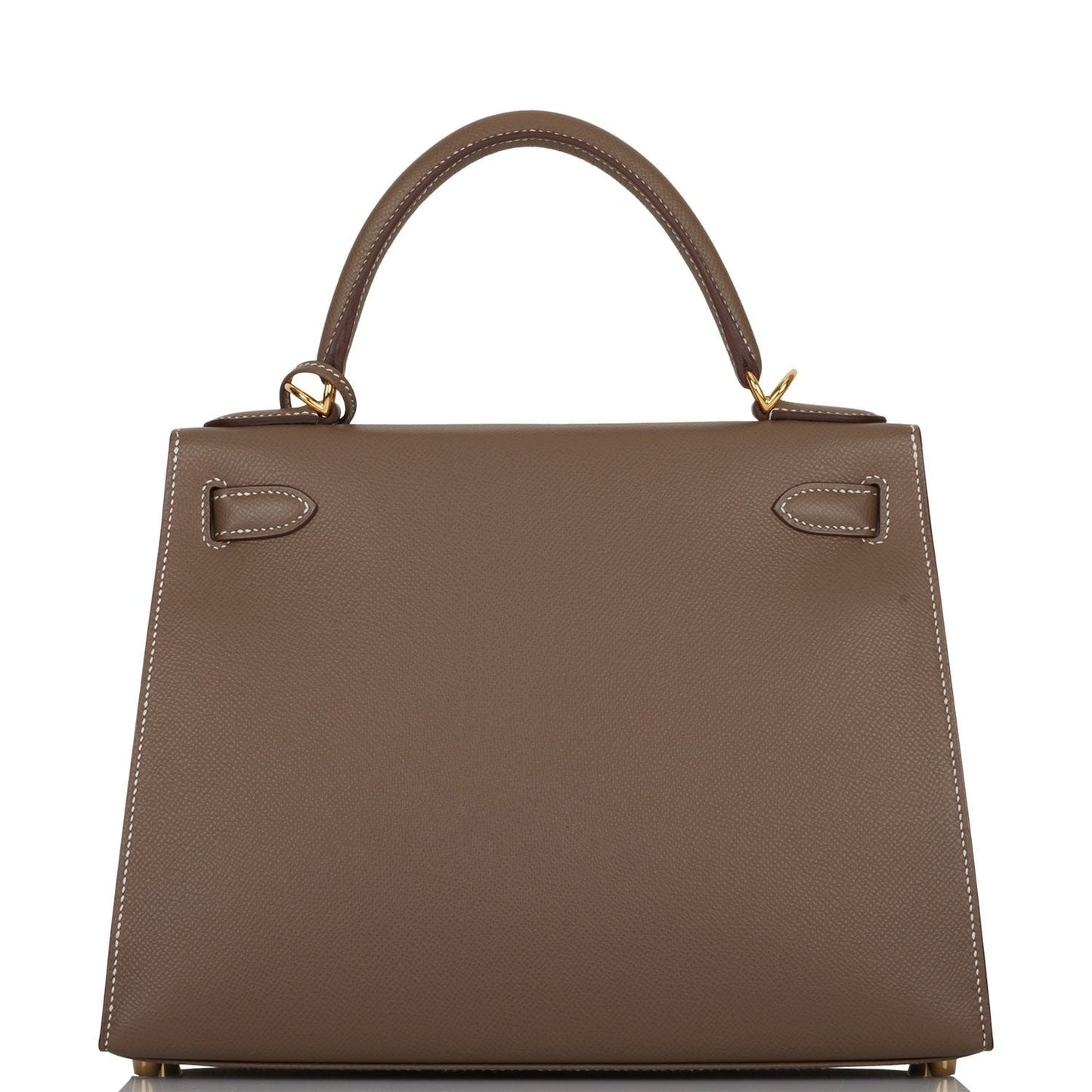 Hermes Kelly 28 Sellier Etoupe Epsom Gold Hardware