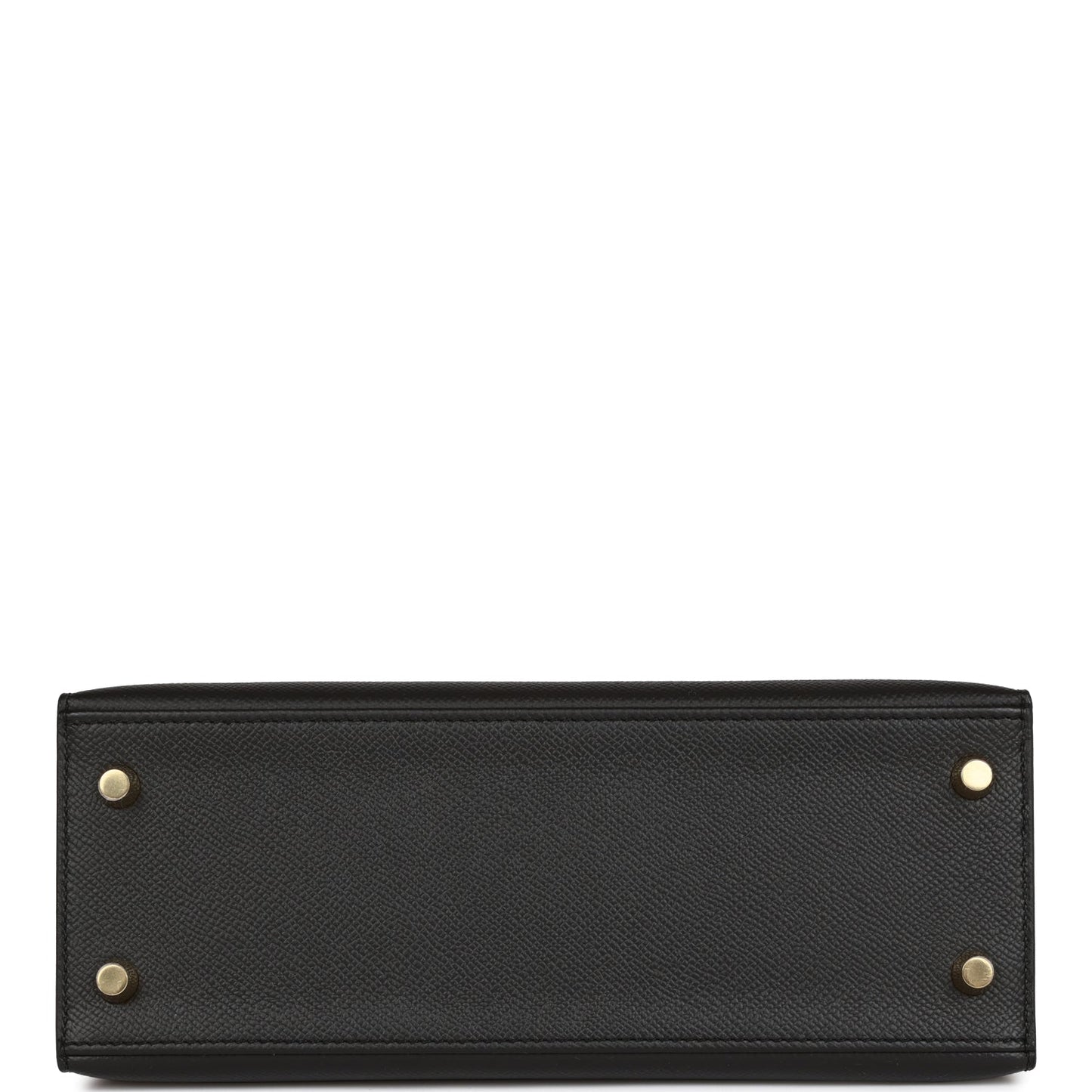 Hermes Kelly 25 Sellier Black Epsom Gold Hardware